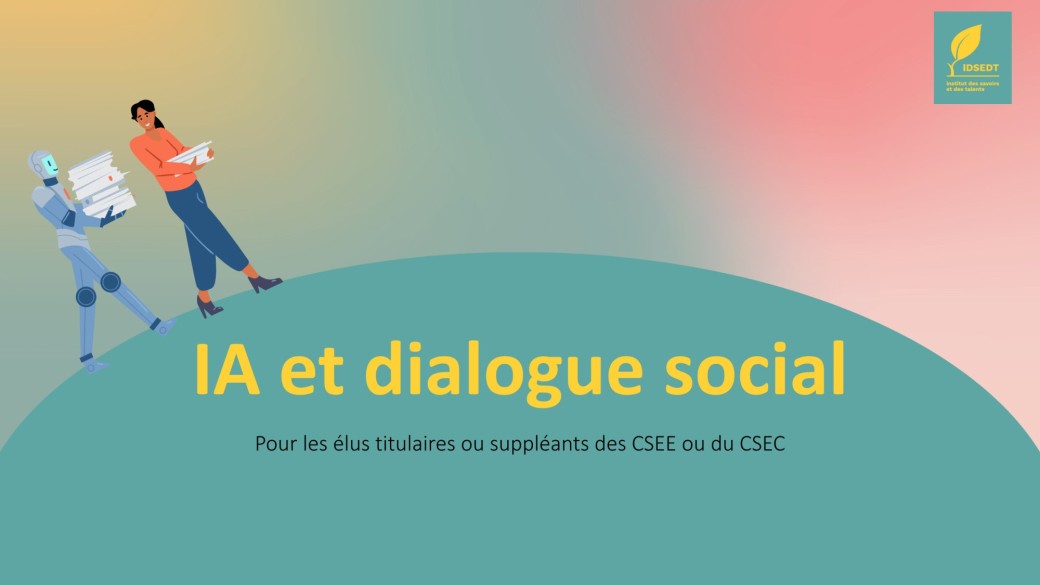 Formation IA & Dialogue social