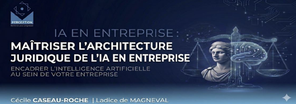 FORMATION - IA EN ENTREPRISE : Maîtriser l'architecture juridique de l'IA entreprise