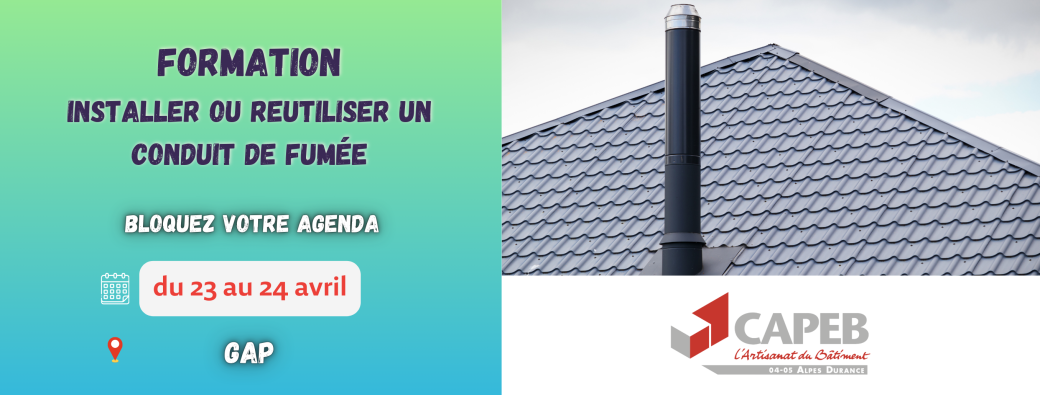 Formation Installer ou réutiliser un conduit de fumée