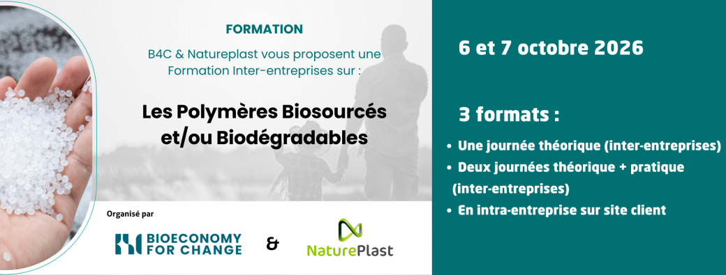 Formation Inter-entreprises 2026 – Les Polymères Biosourcés et/ou Biodé
