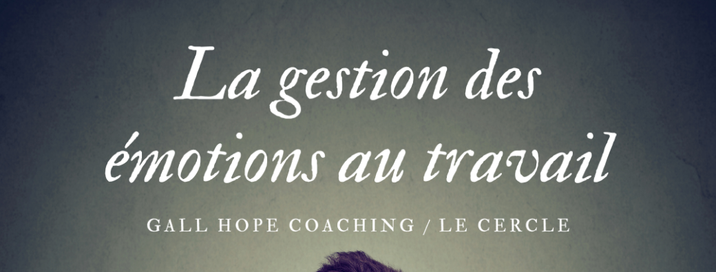 Formation « La gestion des émotions dans le travail »