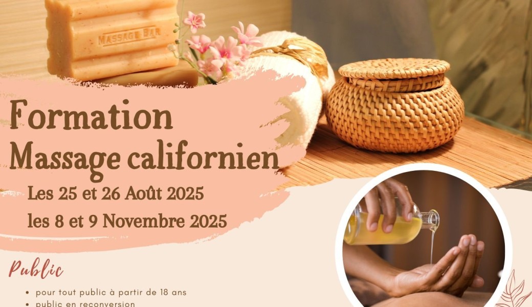 Formation massage californien