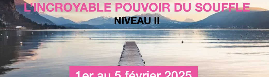 Formation Niveau II - Academie du Souffle 2