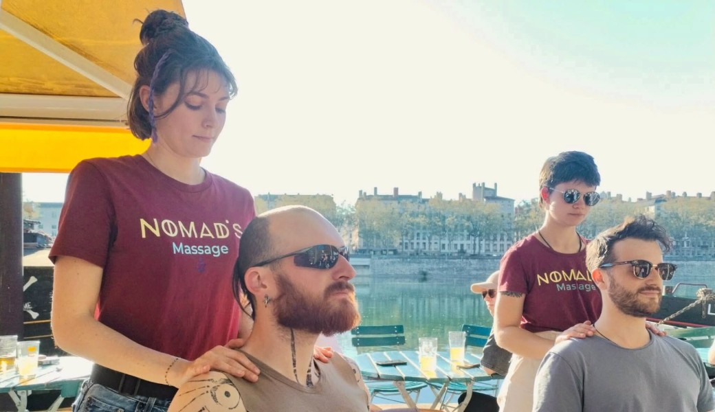 Formation Nomad's Academy - massage assis 10minutes Lyon