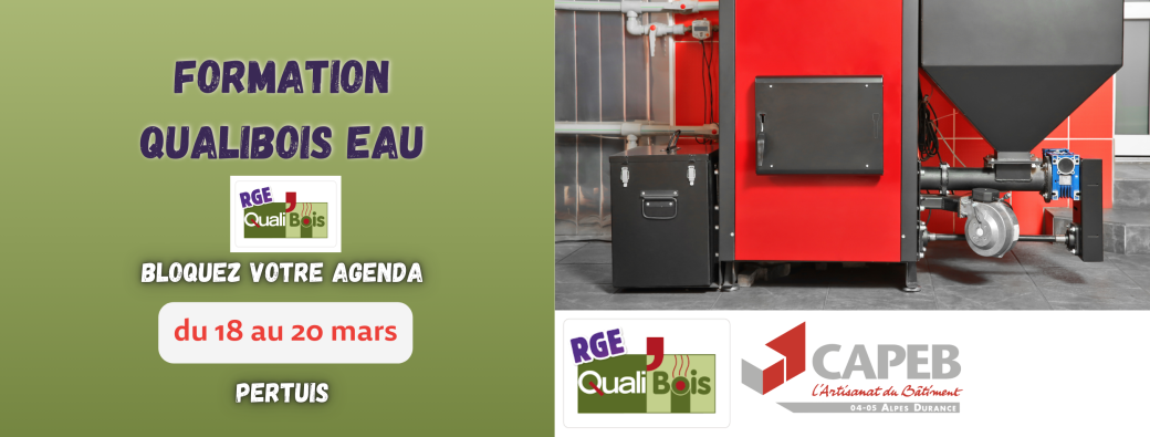 Formation Qualibois Eau PERTUIS