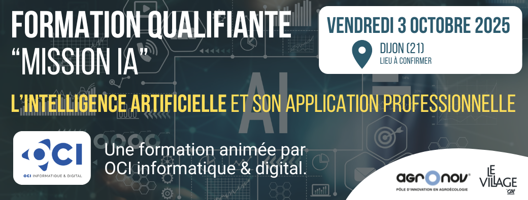 FORMATION QUALIFIANTE /// L'intelligence artificielle et son application professionnelle
