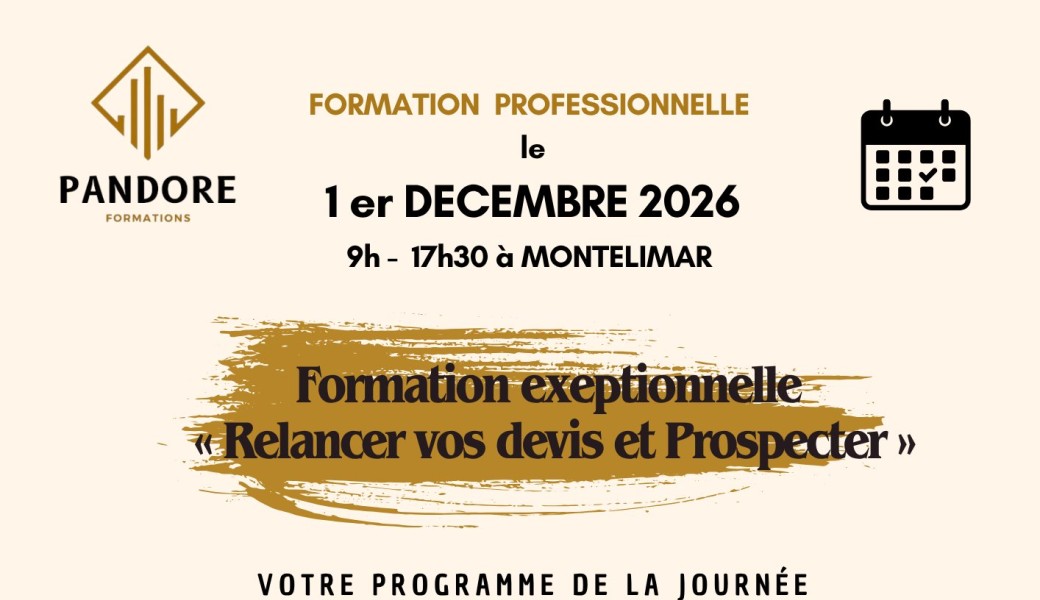 Formation relance devis et prospection 