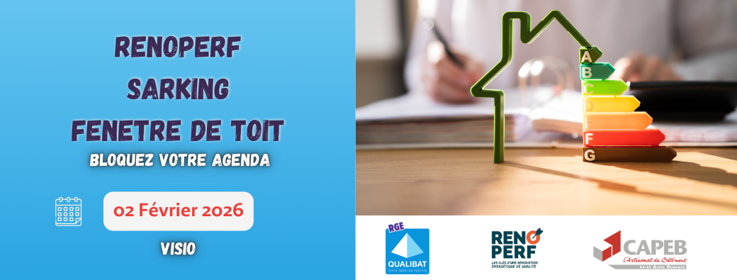 Formation RENOPERF - Module SARKING-FENETRE DE TOIT
