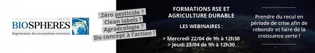 Formation : RSE et agriculture durable