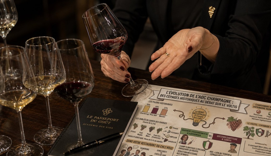 Formation specifique accord mets et vins 