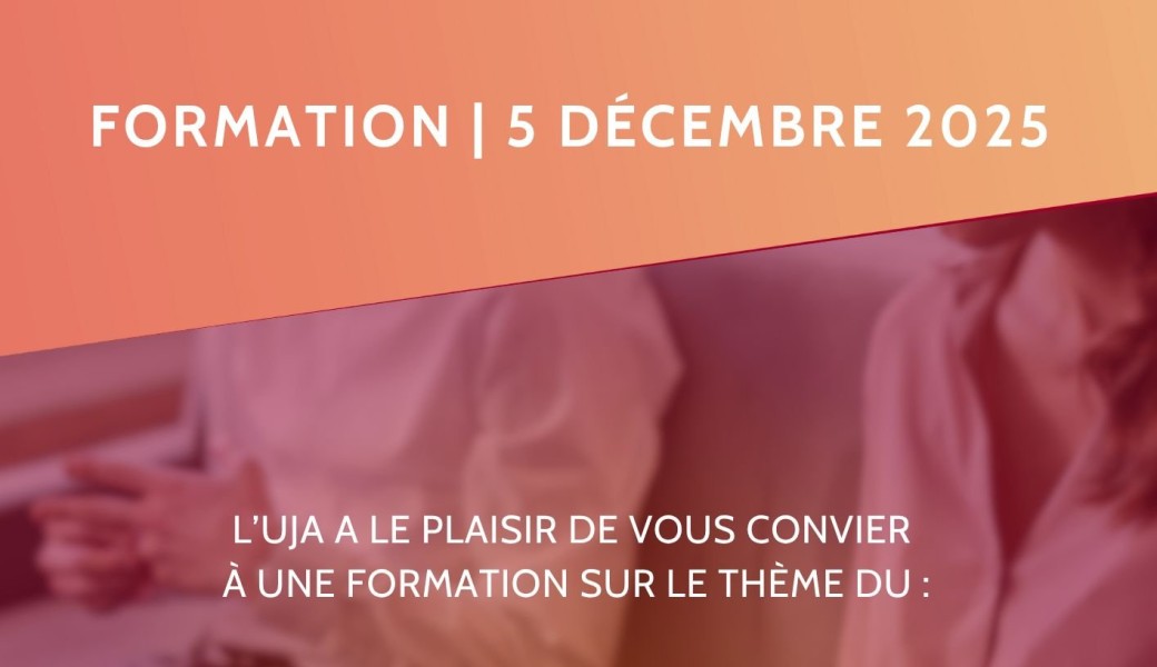 FORMATION UJA - Divorce : stratégie, psychologie et liquidation