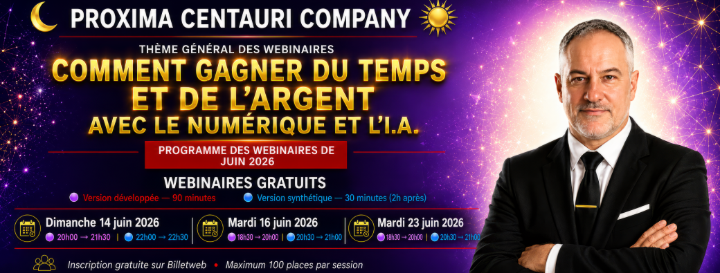 FORMATION/WEBINAIRE GRATUIT : L'IA au-delà du CHATBOT. Clés pour gagnez du temps et de l'argent.