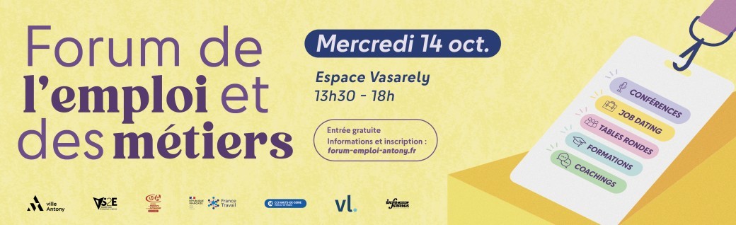 Forum de l'emploi Antony - Édition Octobre 2026