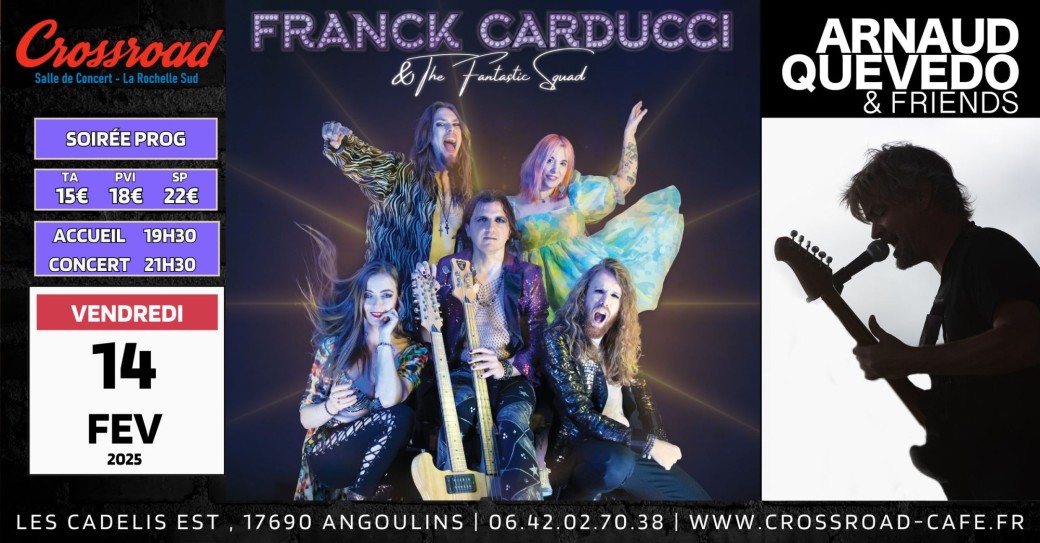 FRANCK CARDUCCI & The Fantastic Squad × ARNAUD QUEVEDO & Friends : Live @ Crossroad