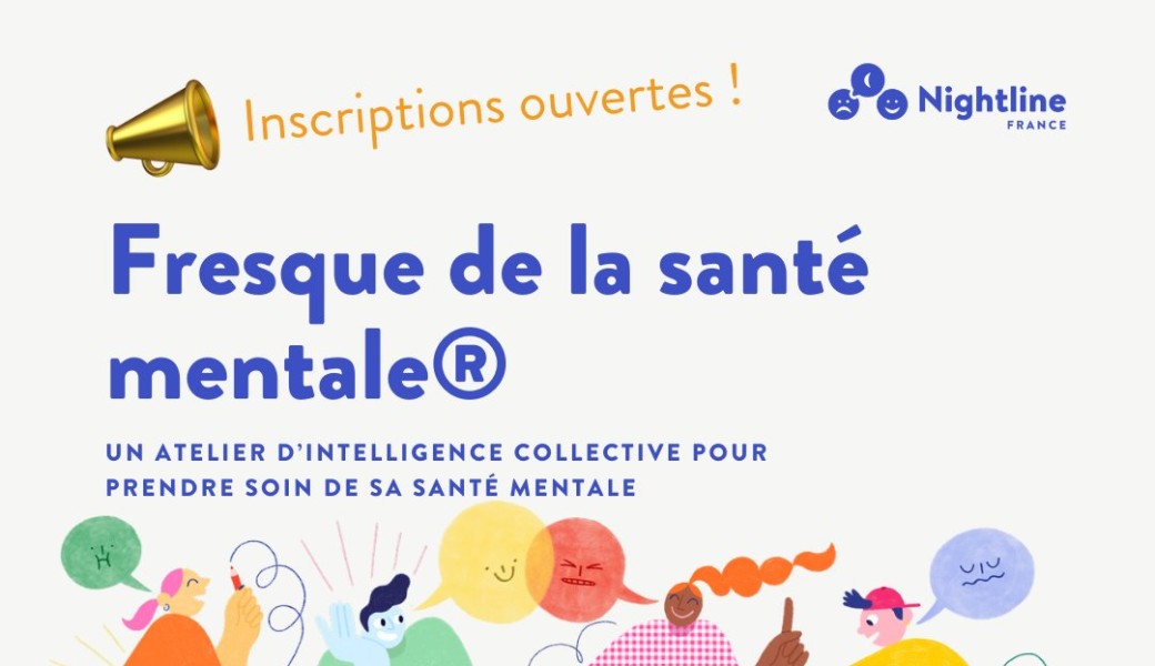 Fresque de la santé mentale // Nightline x La Cop1ne