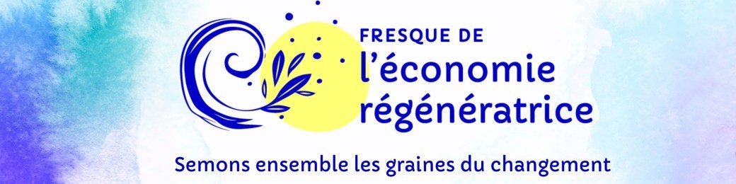 Fresque de l'économie régénératrice par Stéphanie Bedouin à Aix en Provence