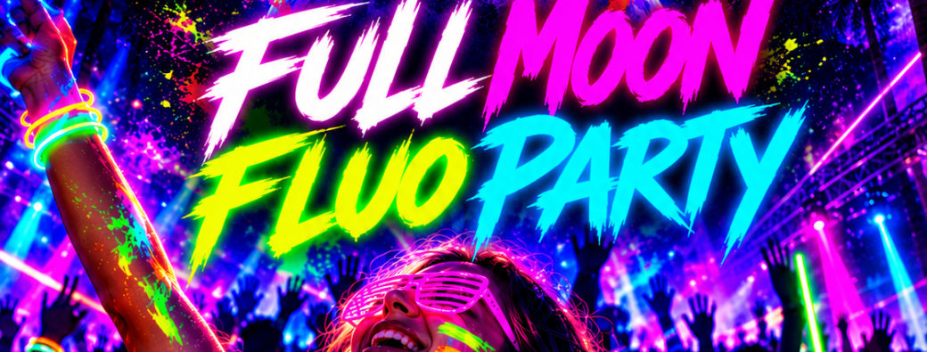 full moon fluo party