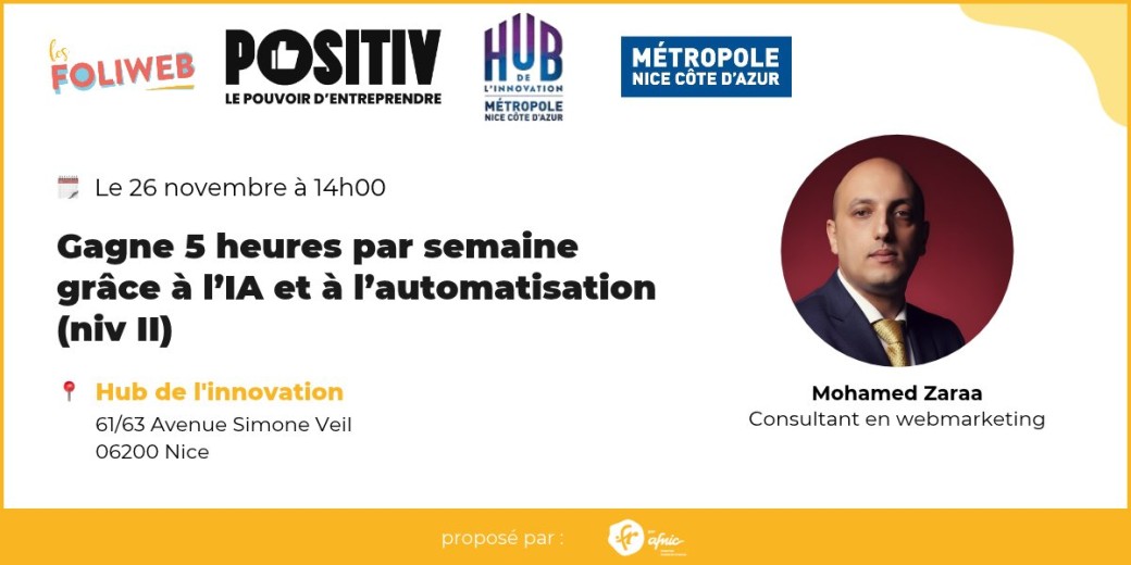 Gagne 5 heures par semaine grâce à l’IA et à l’automatisation