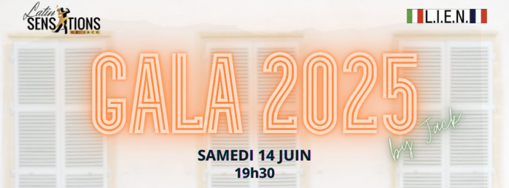GALA 2025 - Latin' Sensations by Jack 