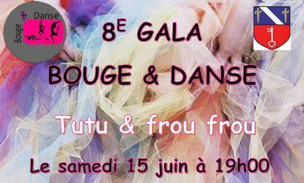 GALA FIN D'ANNEE : BOUGE ET DANSE - TUTU ET FROUFROU