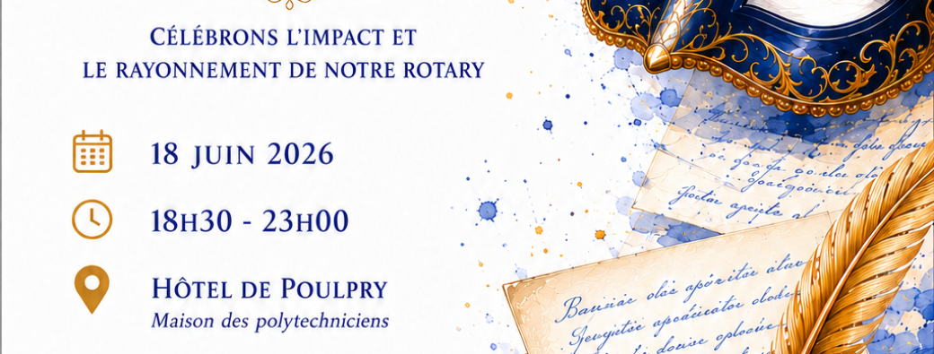 Gala Rotary Paris Littéraire 