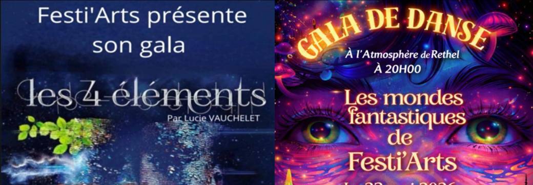 Galas de danses du Vendredi 22 mai  et Samedi 23 mai     