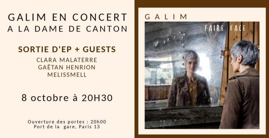 GALIM Release EP + guests : Melissmell + Gaëtan Henrion + Clara Malaterre