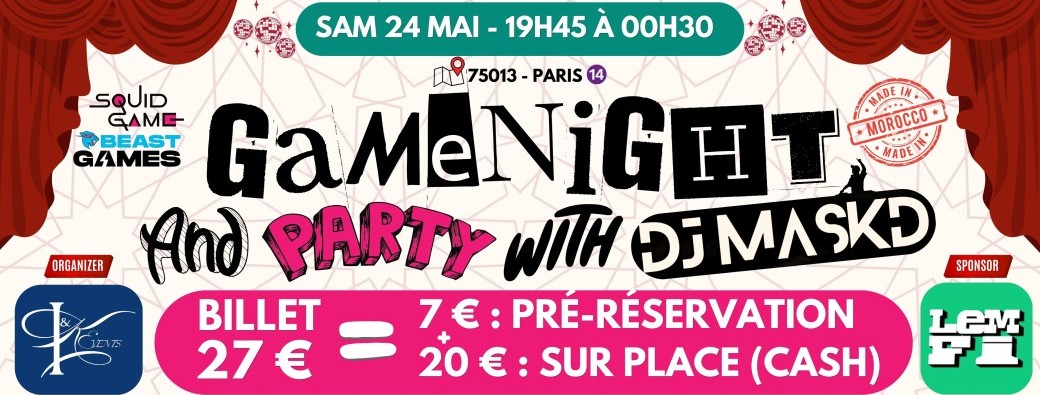 Game Night and Party à la Marocaine