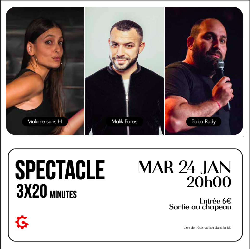 Garage Comedy Club - 3x20 - Mardi 24.01