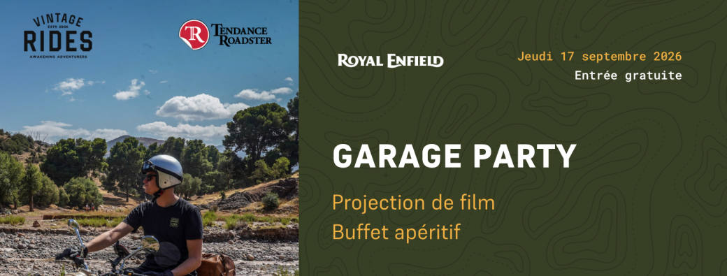 Garage Party - Tendance Roadster x Vintage Rides