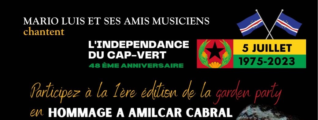 Garden Party en Hommage à Amilcar Cabral avec Mario-Luis et ses amis musiciens