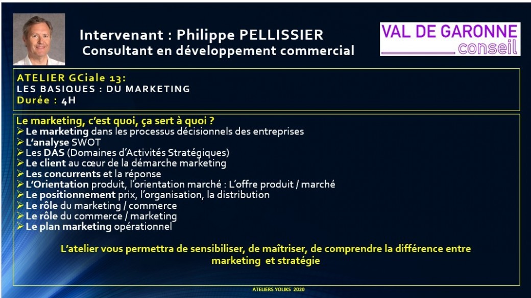 GCiale 13 - Les basiques du marketing