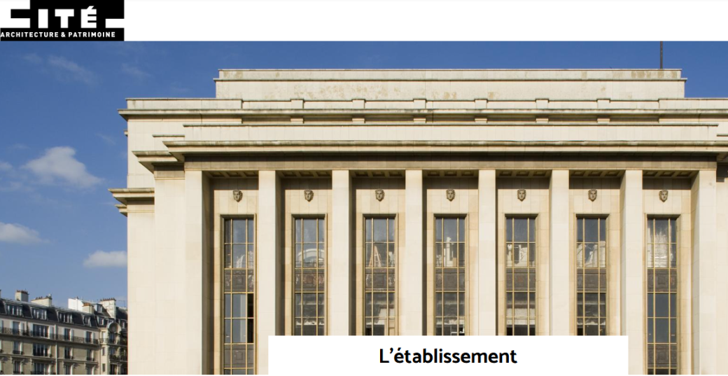 Cité de l'architecture et du patrimoine : 1925, l'art déco et ses architectes