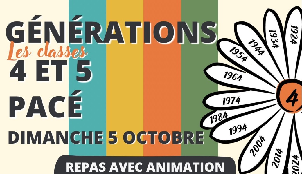 GENERATIONS 4 et 5 Pacé