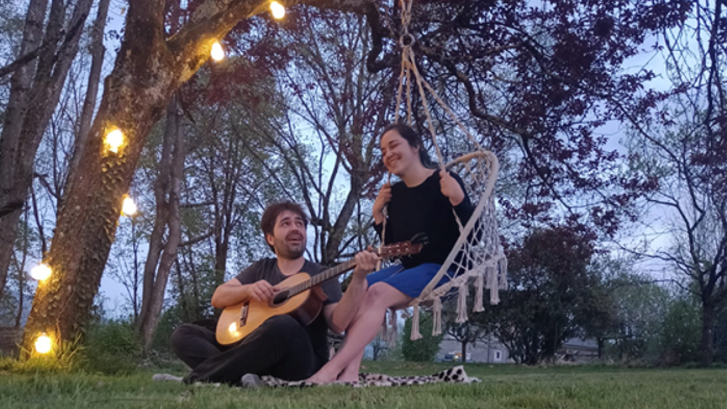 Concert de Gilles et Giselle (duo guitare/chant)