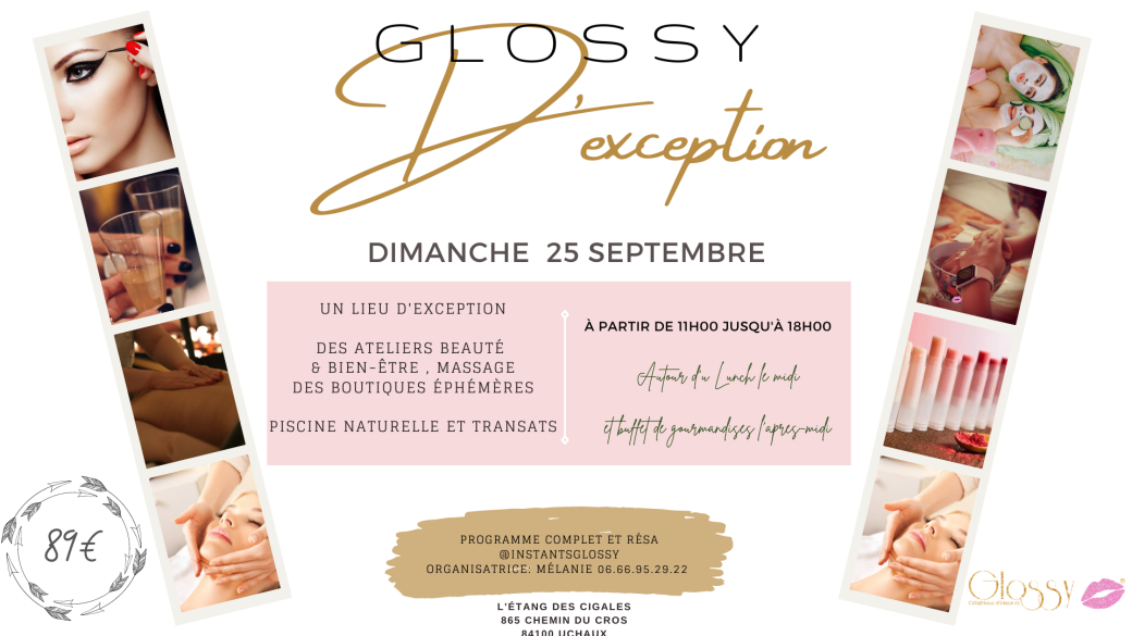 Glossy d'exception à L'étang des cigales , Uchaux 