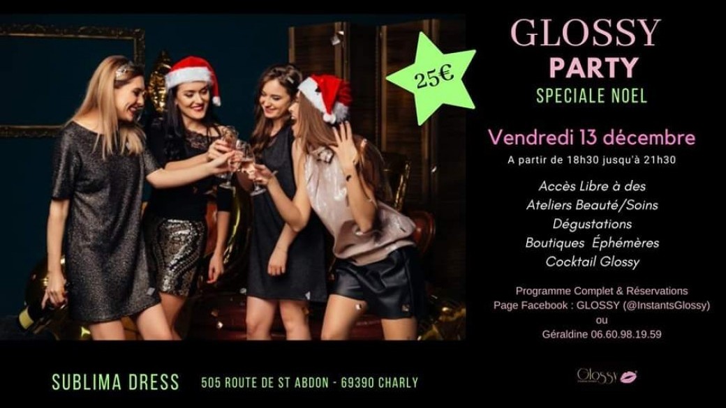GLOSSY PARTY  du 13/12 à Charly