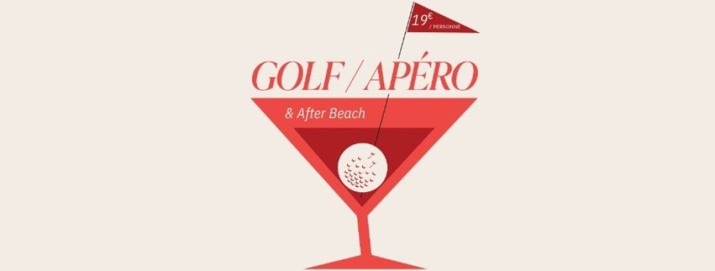 Golf-Apéro after beach