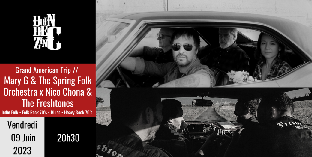 Grand American Trip // Mary G & The Spring Folk Orchestra x Nico Chona & The Freshtones (Indie Folk 