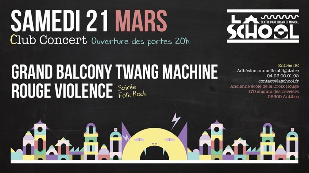 GRAND BALCONY TWANG MACHINE / ROUGE VIOLENCE