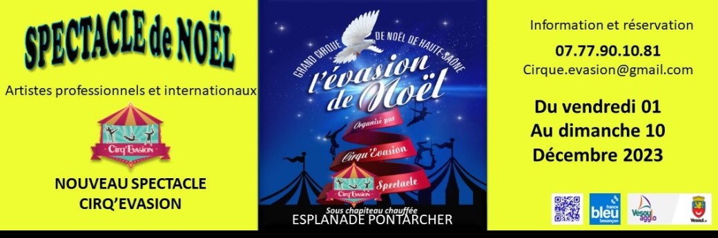 Grand cirque de Noël de Haute-Saône 2023