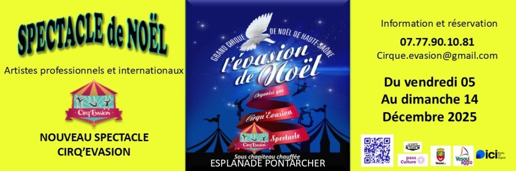 Grand cirque de Noël de Haute-Saône 2025