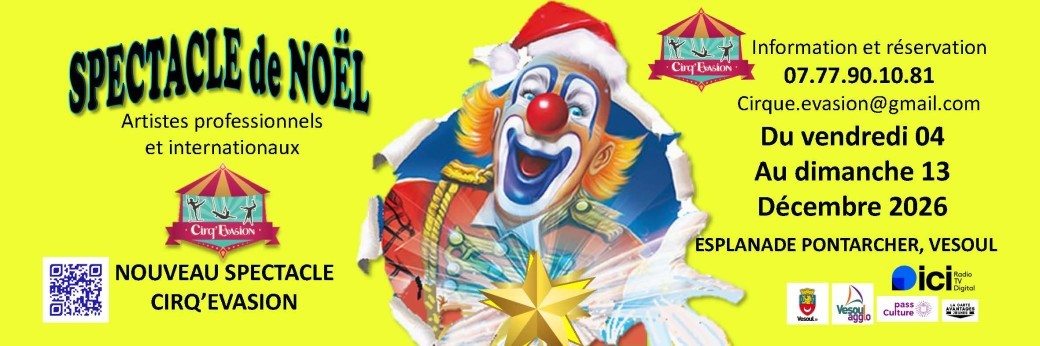 Grand cirque de Noël de Haute-Saône 2026