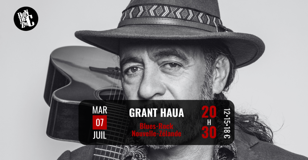 Grant Haua (Blues-Rock • Nouvelle-Zélande)