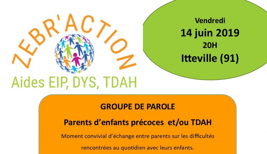 Groupe de paroles parents d'enfants EIP et/ou TDAH
