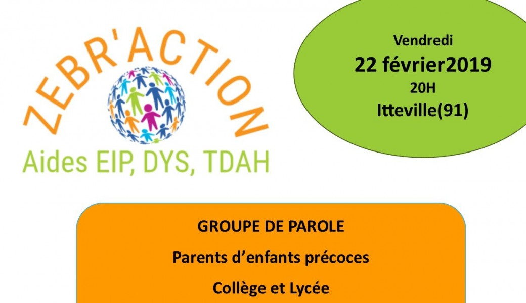 Groupe de paroles pour parent d'enfant EIP au collège et au lycée