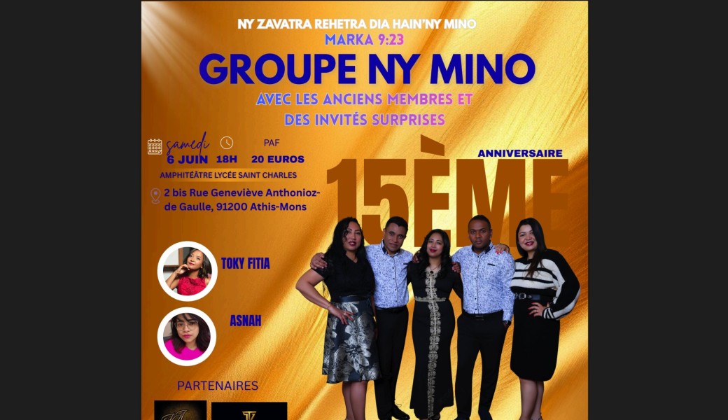 Groupe Ny Mino - 15è anniversaire