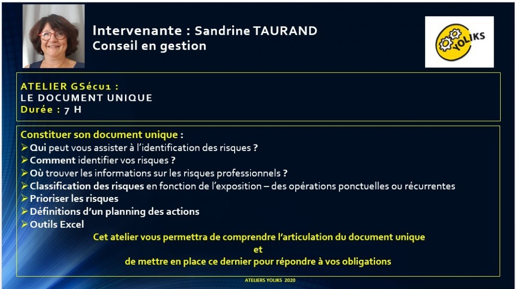 GSécu 1 - Le document unique