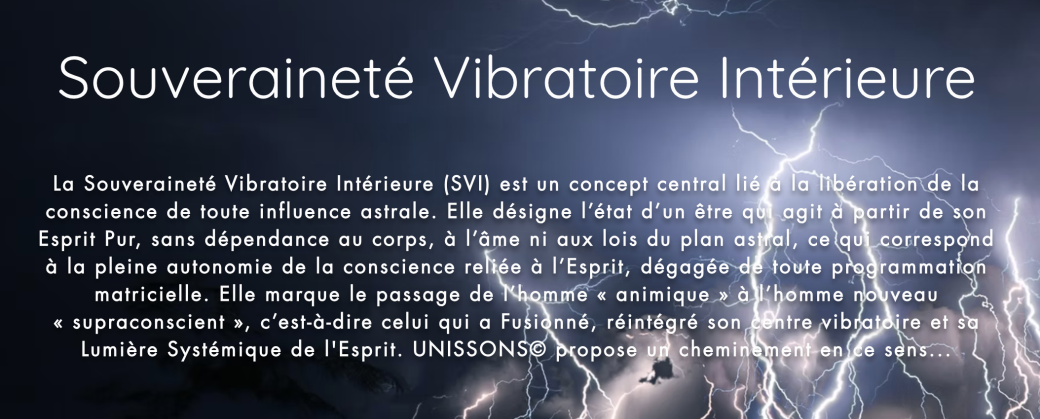 Guérir, comprendre et reprendre sa Souveraineté Vibratoire sur la maladie