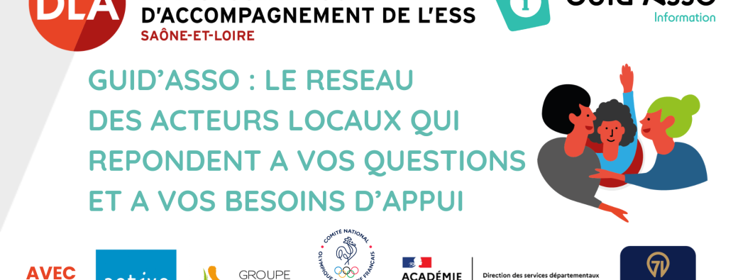 Guid’Asso en Saône et Loire : le réseau des acteurs locaux qui répondent à vos questions